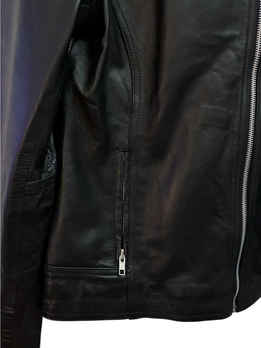 Genuine Power Trip VTX Leather Moto Jacket – XL – Buttery Soft – Black - Picture 6 of 9